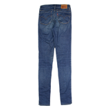 LEVI'S 710 Womens Jeans Blue Slim Skinny Stone Wash W24 L32