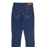 LEVI'S 721 High Rise Womens Jeans Blue Regular Skinny Stone Wash W27 L32