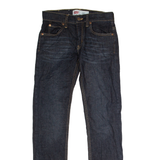 LEVI'S 511 Boys Jeans Blue Slim Straight Raw W26 L29
