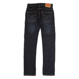 LEVI'S 511 Boys Jeans Blue Slim Straight Raw W26 L29