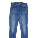 LEVI'S Demi Curve Womens Jeans Blue Regular Skinny Stone Wash W24 L32