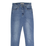 LEVI'S Mile High Super Womens Jeans Blue Regular Skinny Stone Wash W26 L28