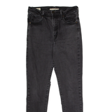 LEVI'S Mile High Super Womens Jeans Black Regular Skinny W29 L28
