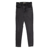 LEVI'S Mile High Super Womens Jeans Black Regular Skinny W29 L28