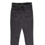 LEVI'S Mile High Super Womens Jeans Black Regular Skinny W29 L28