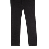 LEVI'S Womens Jeans Black Regular Skinny W28 L32