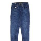 LEVI'S Mile High Super Womens Jeans Blue Regular Skinny W26 L30