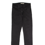 LEVI'S Womens Jeans Black Slim Skinny W26 L32