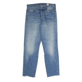LEVI'S Womens Jeans Blue Regular Straight Stone Wash W27 L25