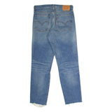 LEVI'S Womens Jeans Blue Regular Straight Stone Wash W27 L25