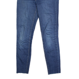 LEVI'S Mile High Super Womens Jeans Blue Regular Skinny Stone Wash W25 L25