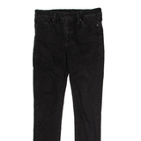 LEVI'S Womens Jeans Black Regular Skinny Charcoal Wash W29 L30