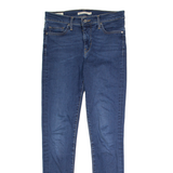 LEVI'S 310 Shaping Super Womens Jeans Blue Regular Skinny Stone Wash W28 L30