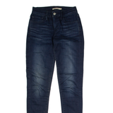 LEVI'S 710 Super Womens Jeans Blue Regular Skinny Stone Wash W25 L30