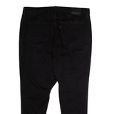 LEVI'S Mile High Super Womens Jeans Black Regular Skinny W38 L28