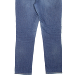 LEVI'S Mid Rise Womens Jeans Blue Slim Skinny Stone Wash W31 L30