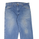 DICKIES Workwear Mens Jeans Blue Regular Tapered Stone Wash W36 L27