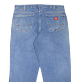 DICKIES Workwear Mens Jeans Blue Regular Tapered Stone Wash W36 L27