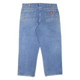 DICKIES Workwear Mens Jeans Blue Regular Tapered Stone Wash W36 L27