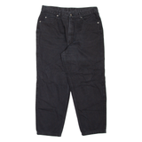 TEDDY'S Womens Jeans Black Regular Mom W32 L25