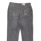 GARRY Mens Jeans Grey Regular Tapered 90s W36 L30