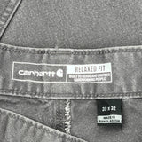 Carhartt Carpenter Trousers - 29W 32L Grey Cotton
