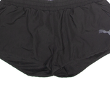 PUMA Womens Sports Shorts Grey UK 16 W32