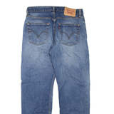 LEVI'S 751 Jeans Mens Blue Regular Straight Stone Wash W32 L30