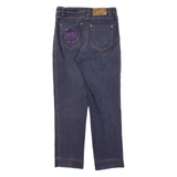 GIALLO LIMONE Womens Jeans Blue Slim Straight W27 L27