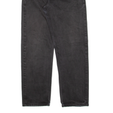 LEVI'S 521 02 Mens Jeans Black Regular Straight W28 L26
