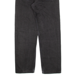 LEVI'S 521 02 Mens Jeans Black Regular Straight W28 L26