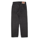 LEVI'S 521 02 Mens Jeans Black Regular Straight W28 L26