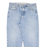 FACTICE Mens Jeans Blue Relaxed Straight W34 L24