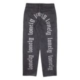 TRAP Womens Jeans Black Relaxed Tapered W29 L29