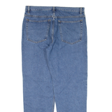 Mens Jeans Blue Regular Tapered W34 L32