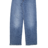 LEVI'S Ribcage Womens Jeans Blue Regular Straight W23 L27