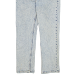 NETWORK High Waisted Womens Jeans Blue Regular Straight W28 L26