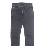 LEVI'S 519 Hi-ball Mens Jeans Grey Slim Tapered Stone Wash W28 L30
