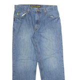 NAUTICA Mens Jeans Blue Regular Skinny Stone Wash W34 L30
