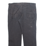 DICKIES Mens Jeans Grey Regular Straight W40 L32