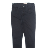 LEVI'S 721 Womens Jeans Black Slim Skinny W31 L32