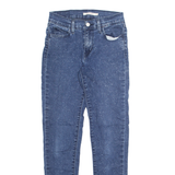 LEVI'S 710 Womens Jeans Blue Slim Skinny W24 L27