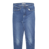 LEVI'S Womens Jeans Blue Slim Skinny Stone Wash W28 L32