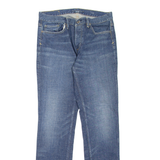 RALPH LAUREN Thompson Womens Jeans Blue Slim Straight Stone Wash W30 L32