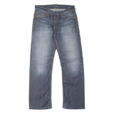 GUESS Desmond Mens Jeans Blue Relaxed Straight Stone Wash W31 L30