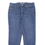 SEVEN7 Womens Jeans Blue Slim Straight Stone Wash W35 L29