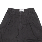 D.K.P Womens Casual Shorts Black Loose XS W26