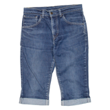 LEVI'S Cut-off Womens Denim Shorts Blue Slim S W28