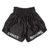 BANKS Kickboxing Mens Sports Shorts Black L W24