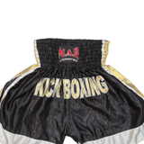 M.A.R INTERNATIONAL Kickboxing Mens Sports Shorts Black M W22